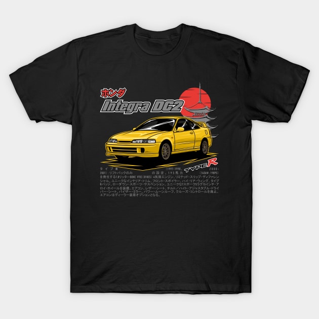 Integra DC2 T-Shirt by WINdesign